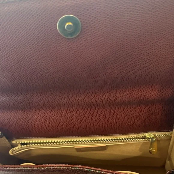 Etro Red and brown Paisley handbag - Picture 5 of 7